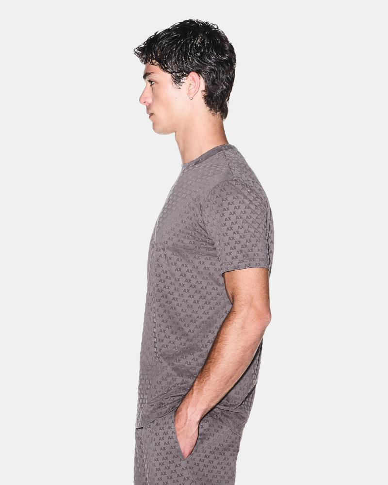 T-shirts de manga curta para homem ARMANI EXCHANGE Castanho XM003079 AF10356