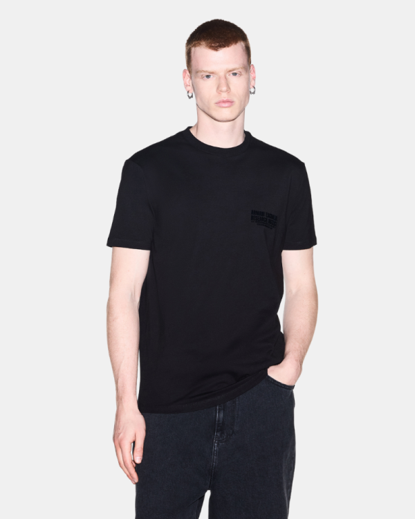 Camisetas de manga curta para homem ARMANI EXCHANGE Preto XM003026 AF21323
