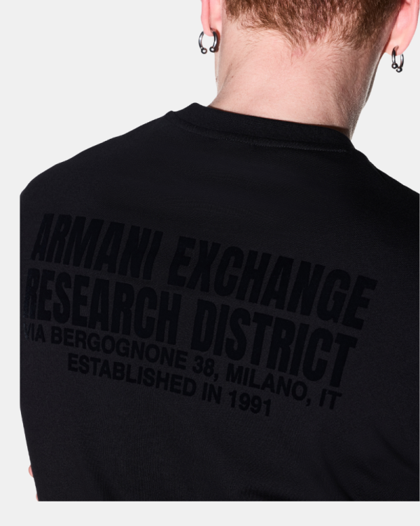 Camisetas de manga curta para homem ARMANI EXCHANGE Preto XM003026 AF21323
