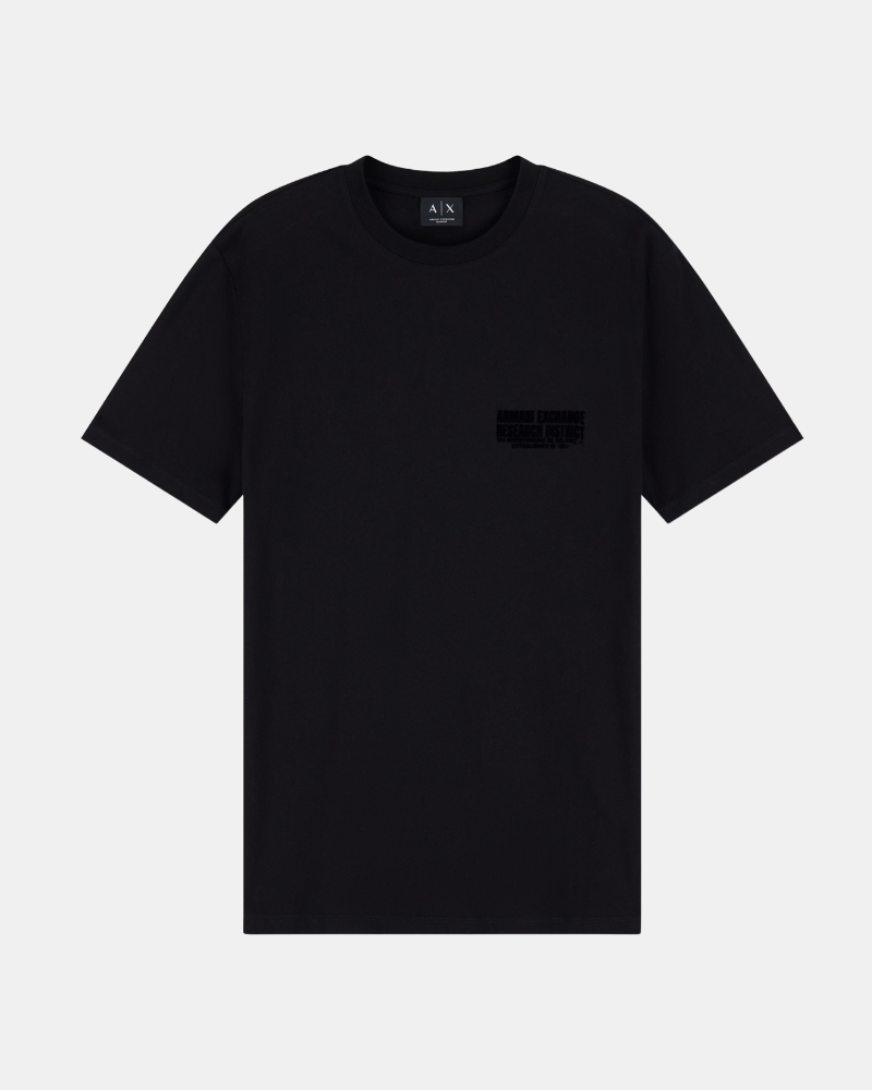 Camisetas de manga curta para homem ARMANI EXCHANGE Preto XM003026 AF21323
