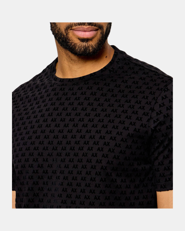 Camisetas de manga curta para homem ARMANI EXCHANGE Preto XM003079 AF10356