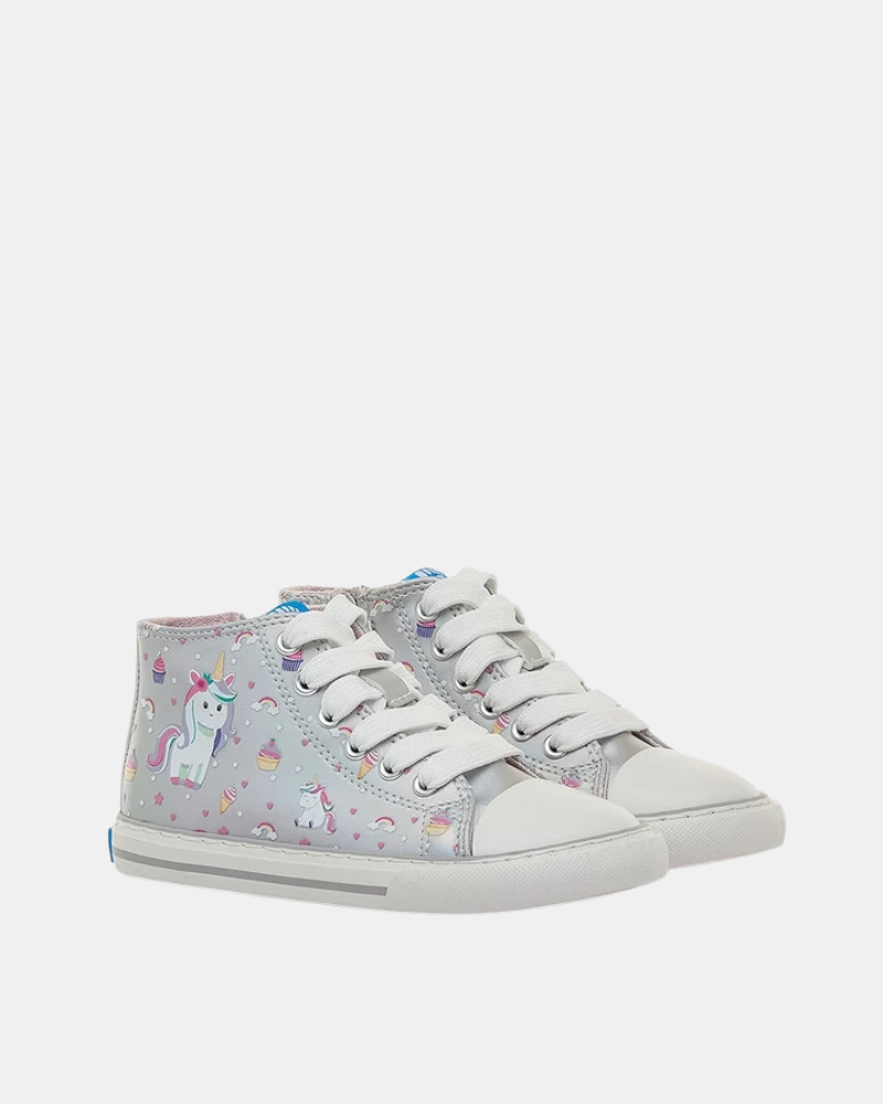 Zapatillas Altas Barefoot Infantil MUSTANG Gris 49106