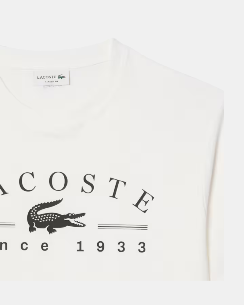 Camisetas de manga curta Homem LACOSTE Branco TH1754