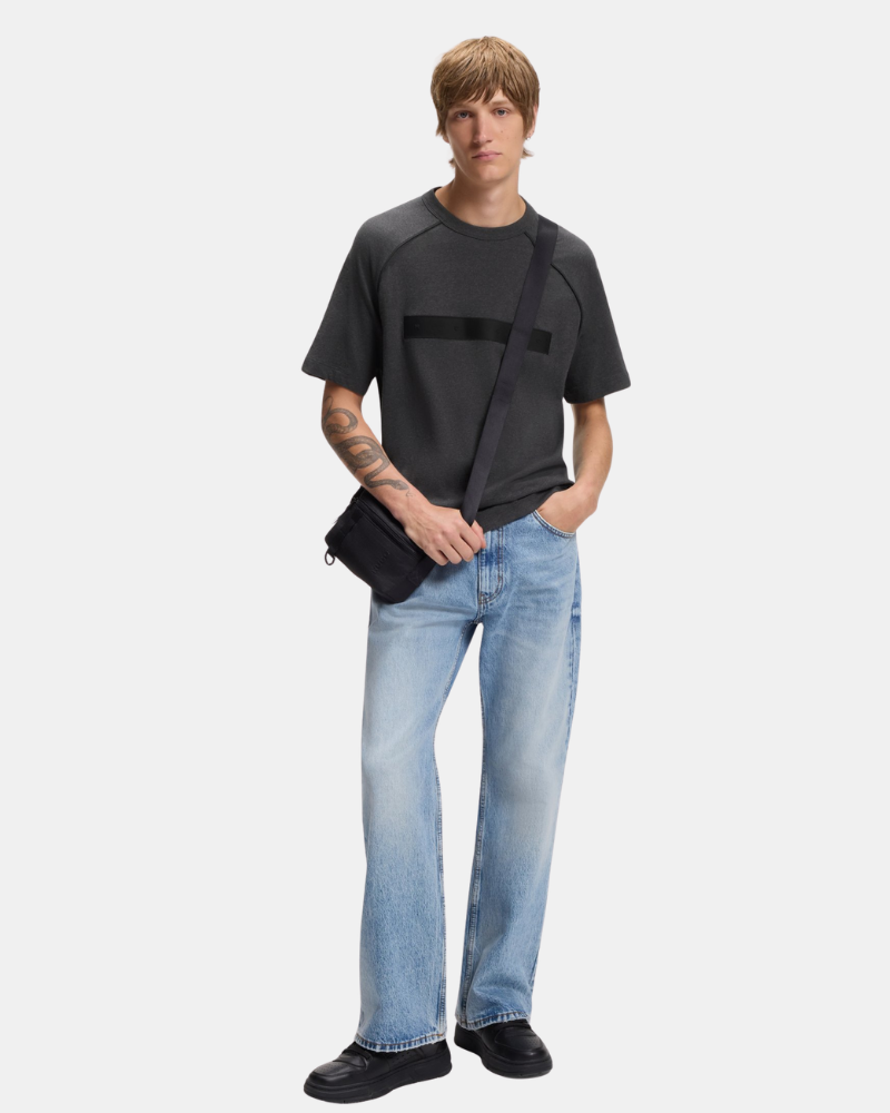 Camisetas Manga corta Hombre HUGO Gris 50563112 DALIK