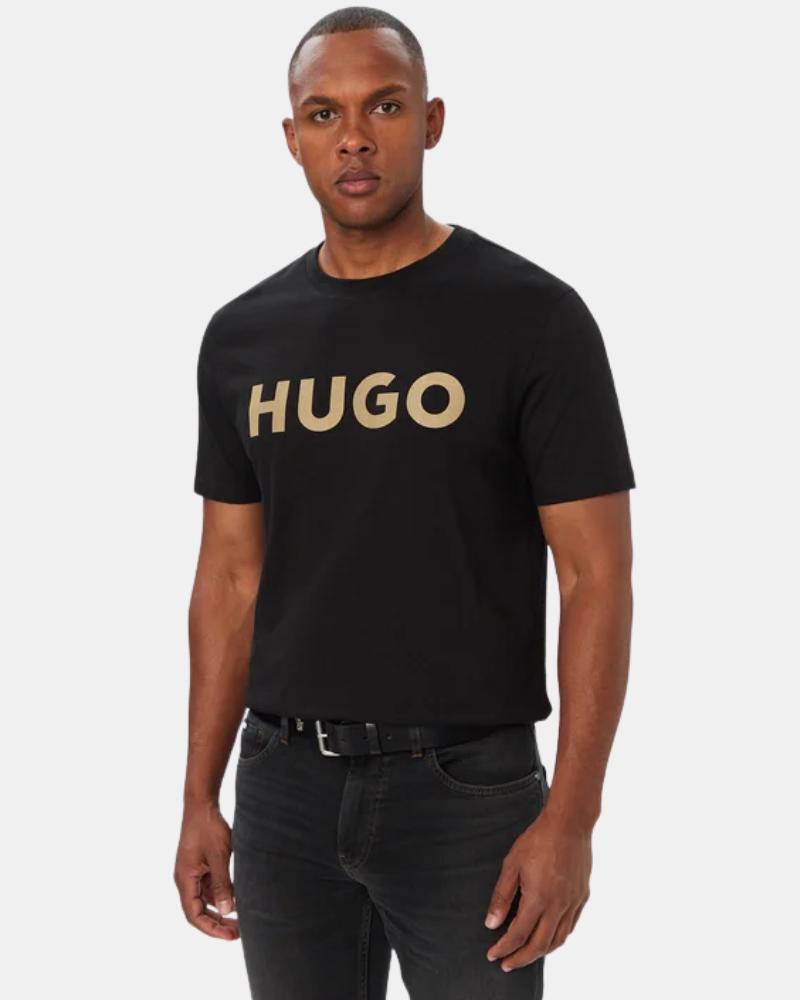 Camisetas Manga corta Hombre HUGO Negro 50564790 DULIVIO