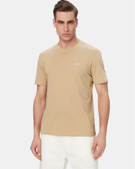 Camisetas Manga corta Hombre HUGO Beige 50466158 DERO222