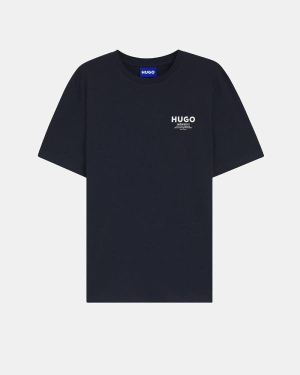 Camisetas de manga curta para homem HUGO Azul 50572740 NESPTEE