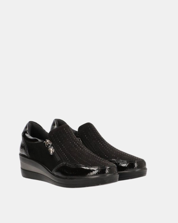 Sapatos rasos de mulher Amarpies pretos 29385