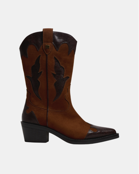 Botines Cowboy Mujer MUSTANG Marrón 56371