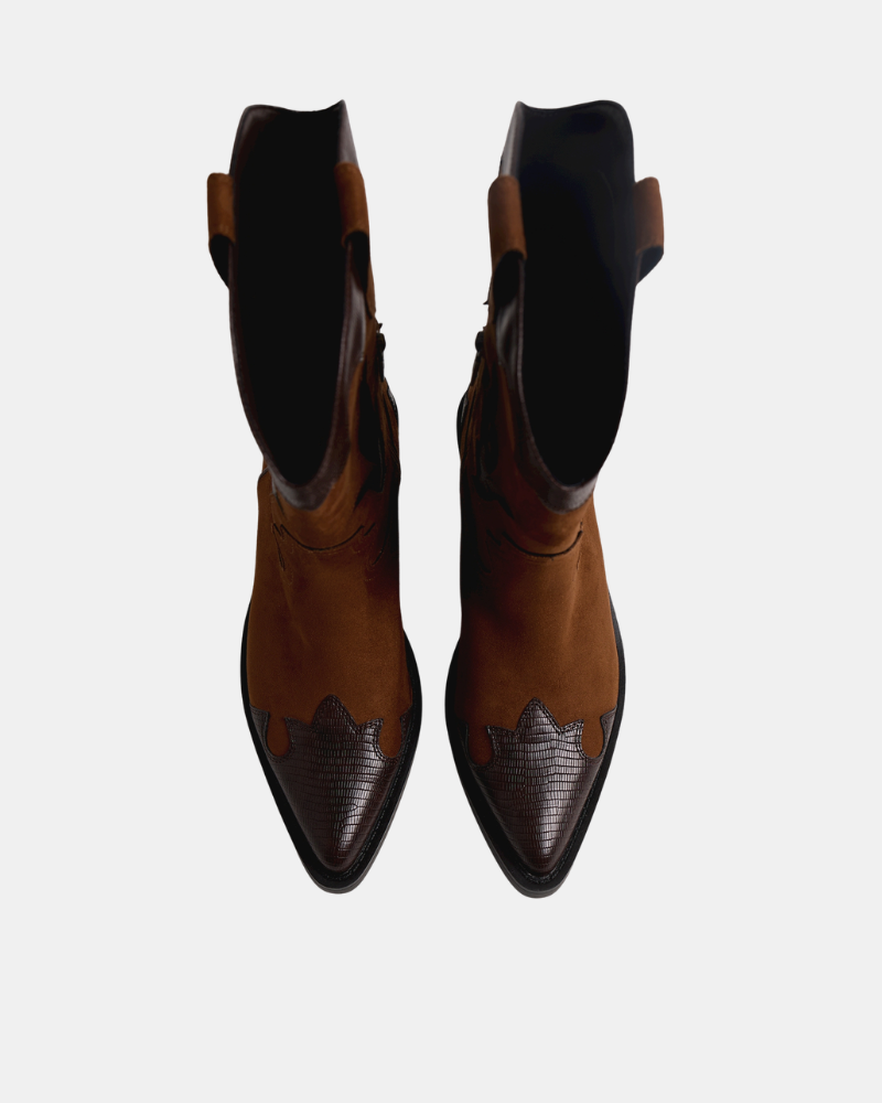 Botines Cowboy Mujer MUSTANG Marrón 56371