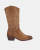 Botas Cowboy Mulher BONAVENTURE Taupe B753 3