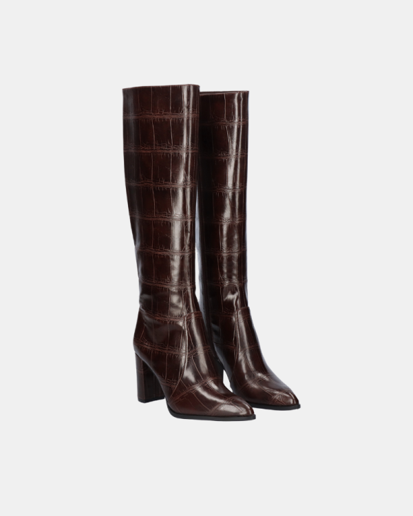 Botas de senhora EXE castanhas FIEEIPA 444