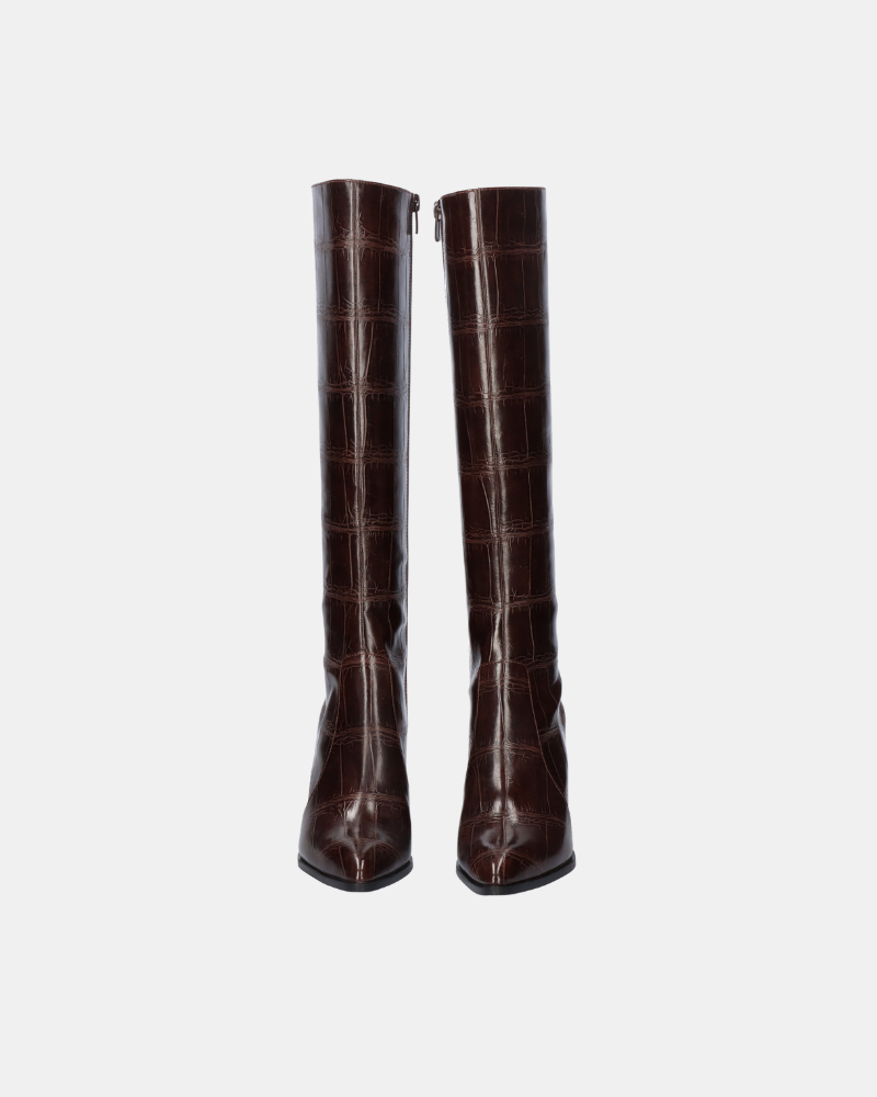 Botas de senhora EXE castanhas FIEEIPA 444