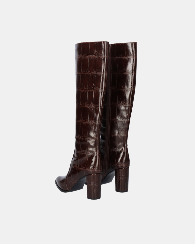 Botas de senhora EXE castanhas FIEEIPA 444