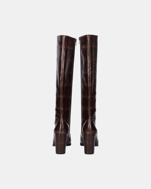 Botas de senhora EXE castanhas FIEEIPA 444