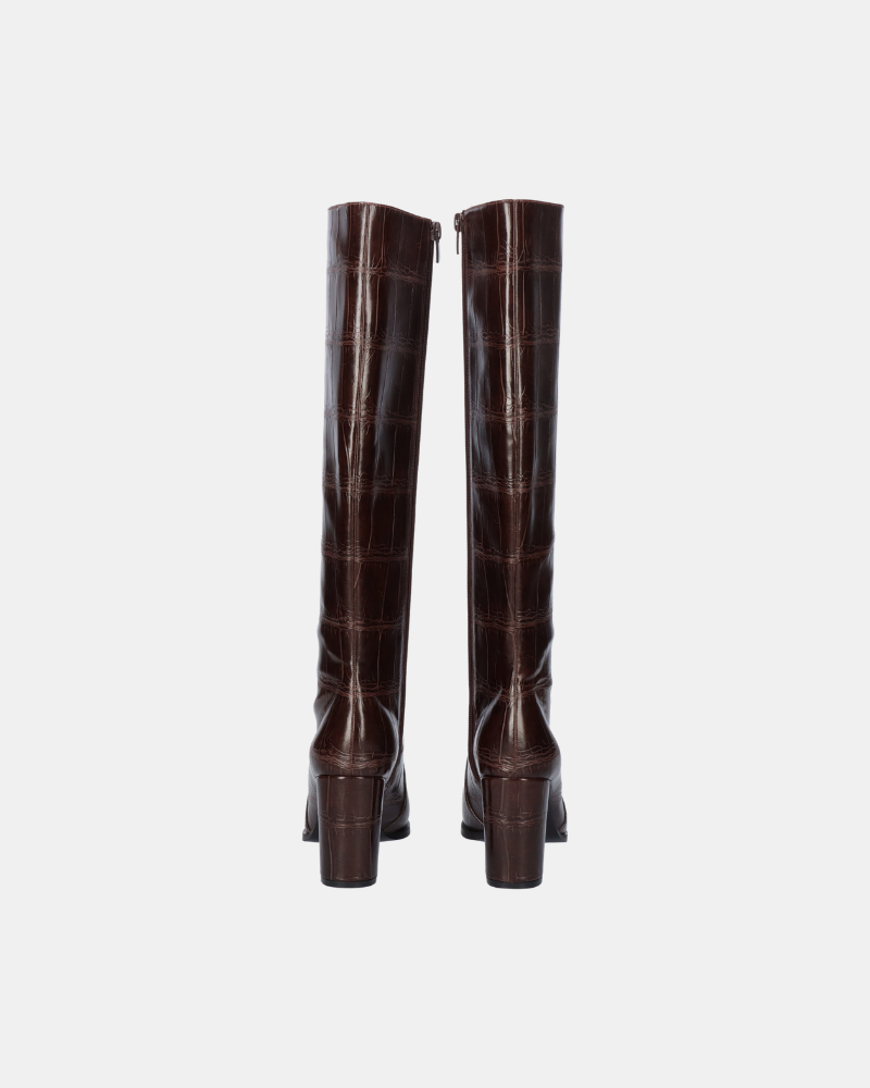 Botas de senhora EXE castanhas FIEEIPA 444