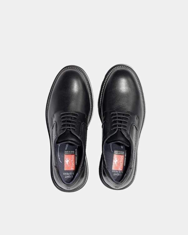 Zapatos Bajos Hombre FLUCHOS Negro F2054