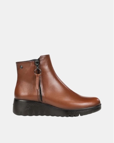 Botins Baixos Mulher FLUCHOS Castanho F2100
