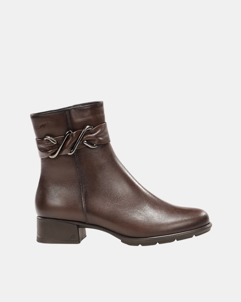 Botins Baixos Mulher FLUCHOS Castanhos F2561