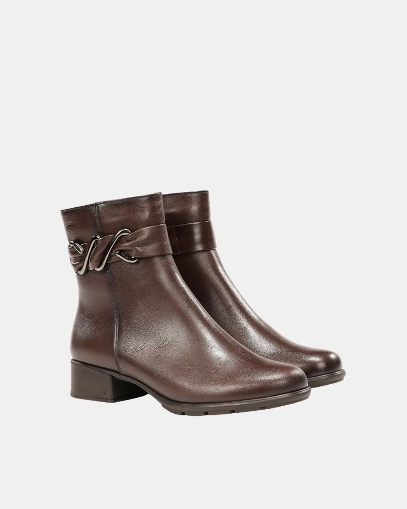 Botins Baixos Mulher FLUCHOS Castanhos F2561
