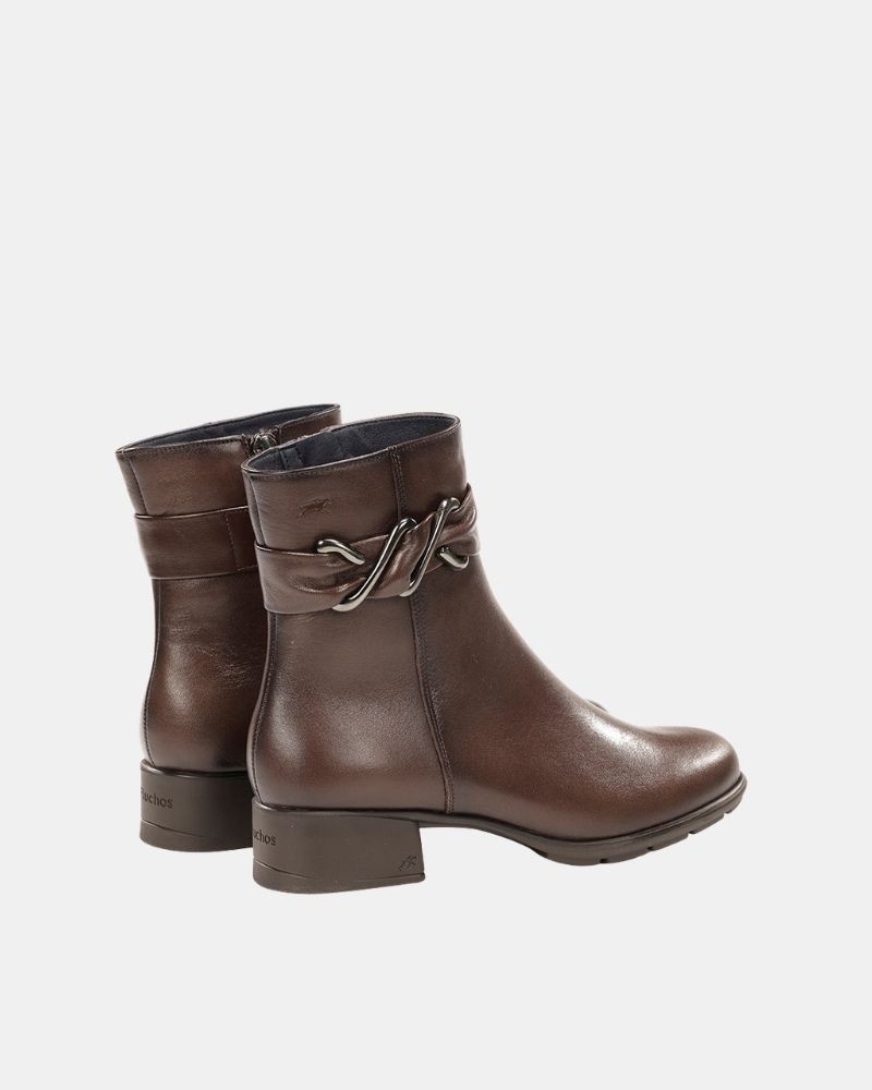 Botins Baixos Mulher FLUCHOS Castanhos F2561