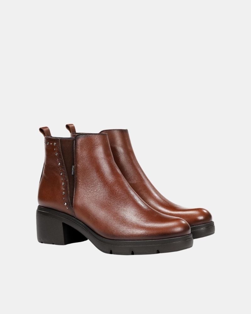 Botines Bajos Mujer FLUCHOS Marrón F2109