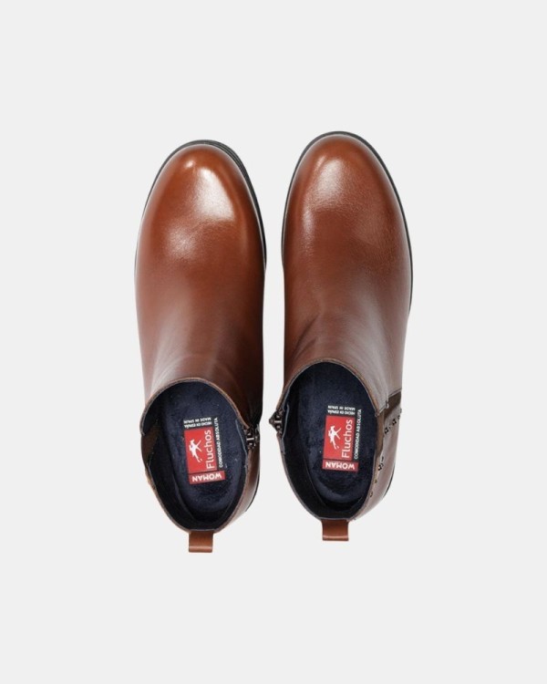 Botines Bajos Mujer FLUCHOS Marrón F2109