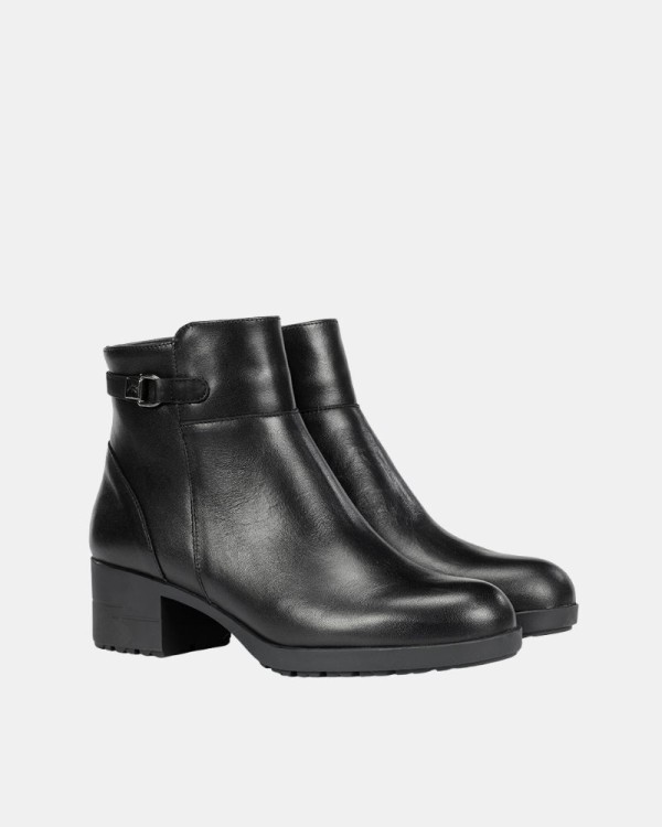 Botines Bajas Bajos Mujer FLUCHOS Negro F2240