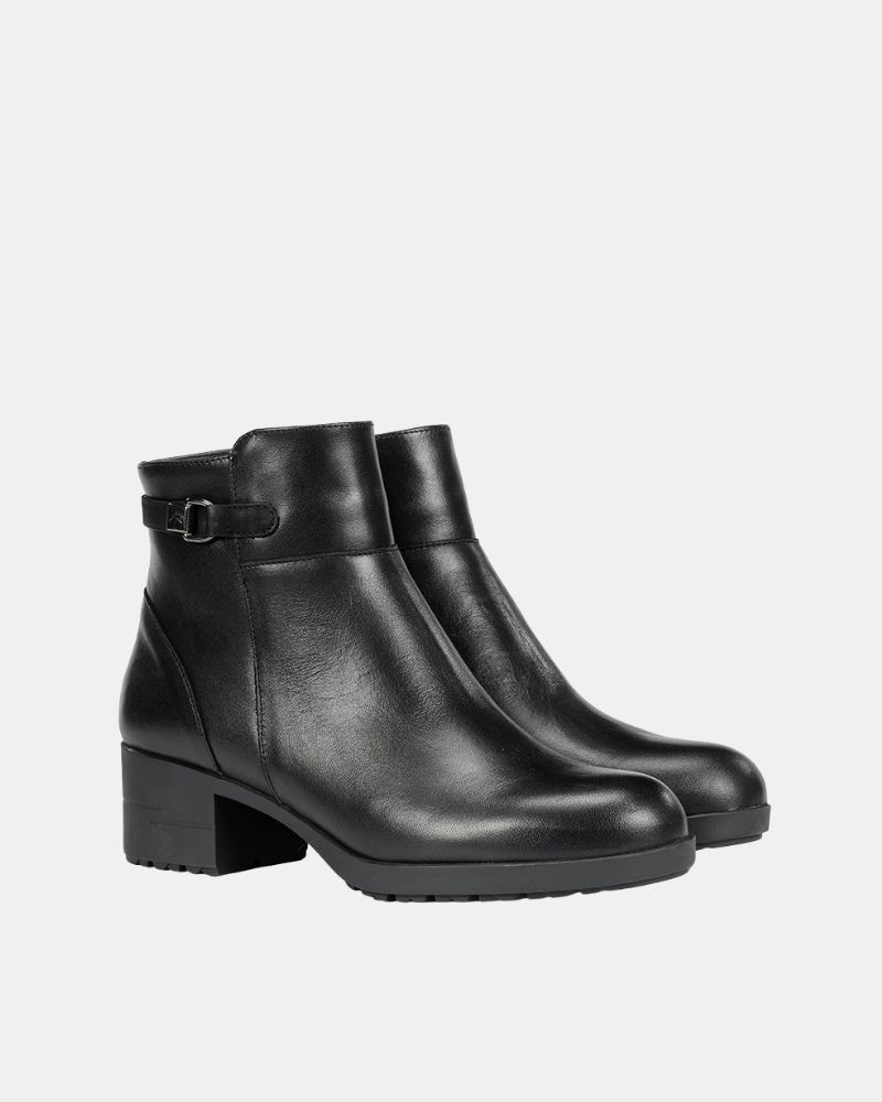 Botines Bajas Bajos Mujer FLUCHOS Negro F2240