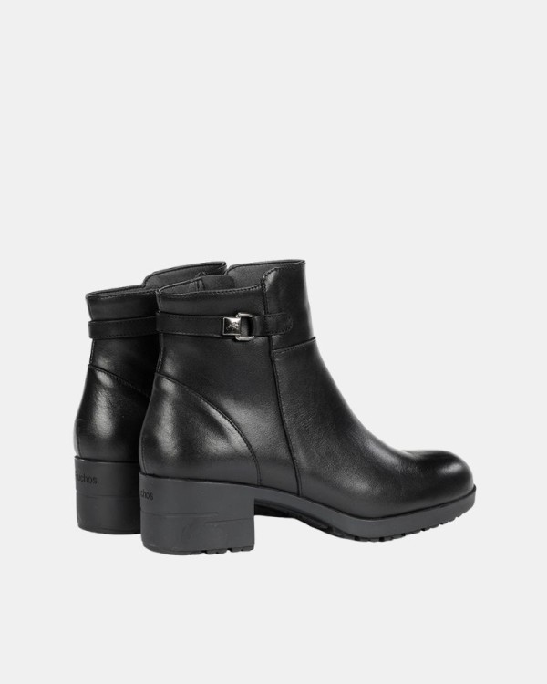 Botines Bajas Bajos Mujer FLUCHOS Negro F2240