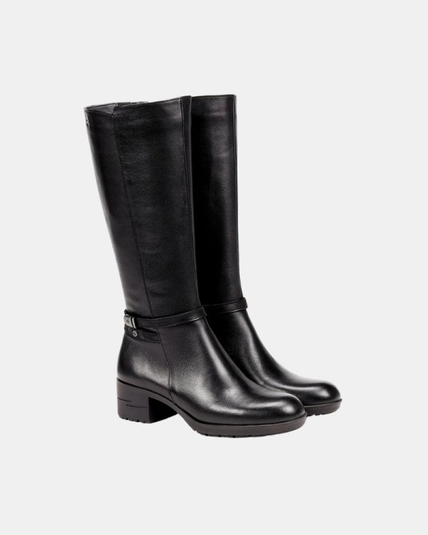 Botas Altas Mulher FLUCHOS Pretas F1374
