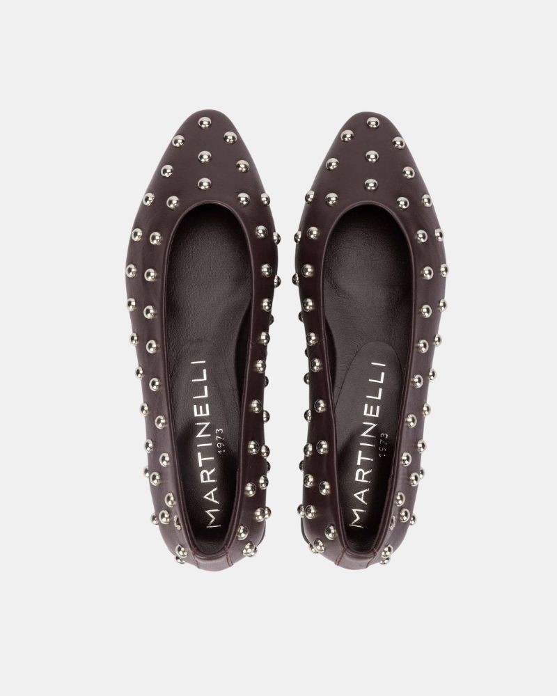 Sapatos Bailarinas Mulher MARTINELLI Bordô VESCIA S009 B479PY
