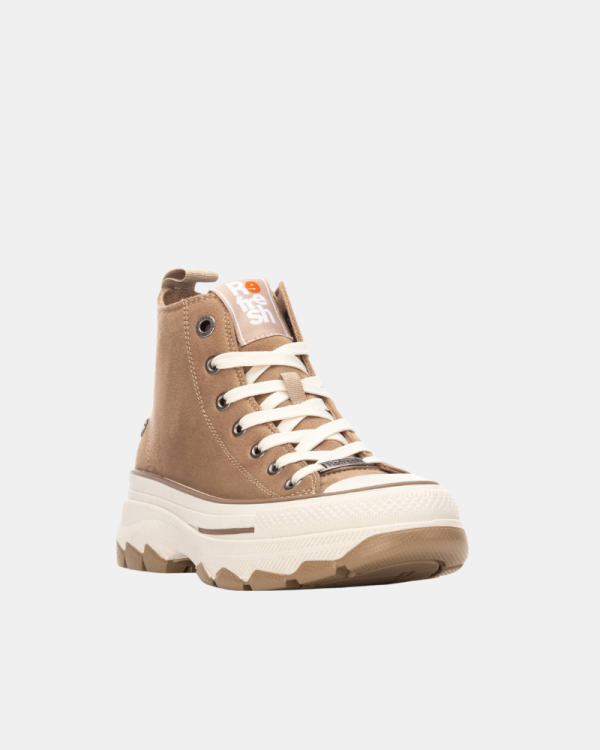 Ténis Altos Mulher REFRESH Taupe 173078