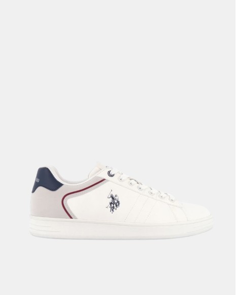 Zapatillas Bajas Hombre US Polo Blanco ALPHA001 GYH1