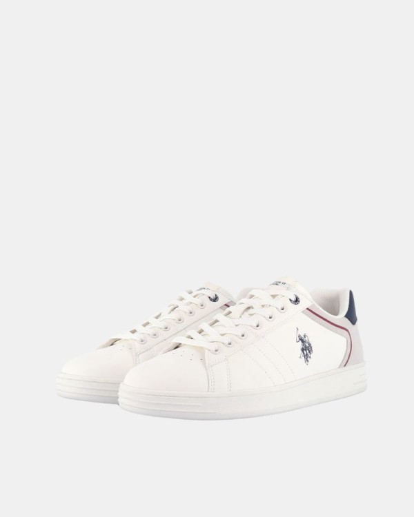 Zapatillas Bajas Hombre US Polo Blanco ALPHA001 GYH1