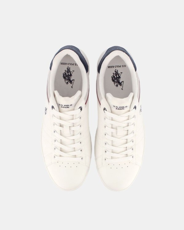 Zapatillas Bajas Hombre US Polo Blanco ALPHA001 GYH1