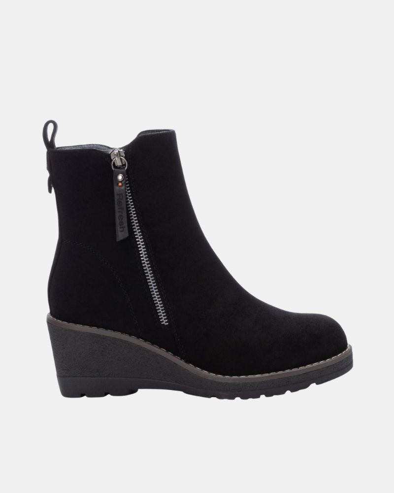 Botins Baixos Mulher REFRESH Preto 171009