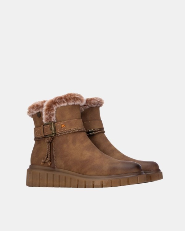 Botines Bajos Mujer REFRESH Marrón 176214