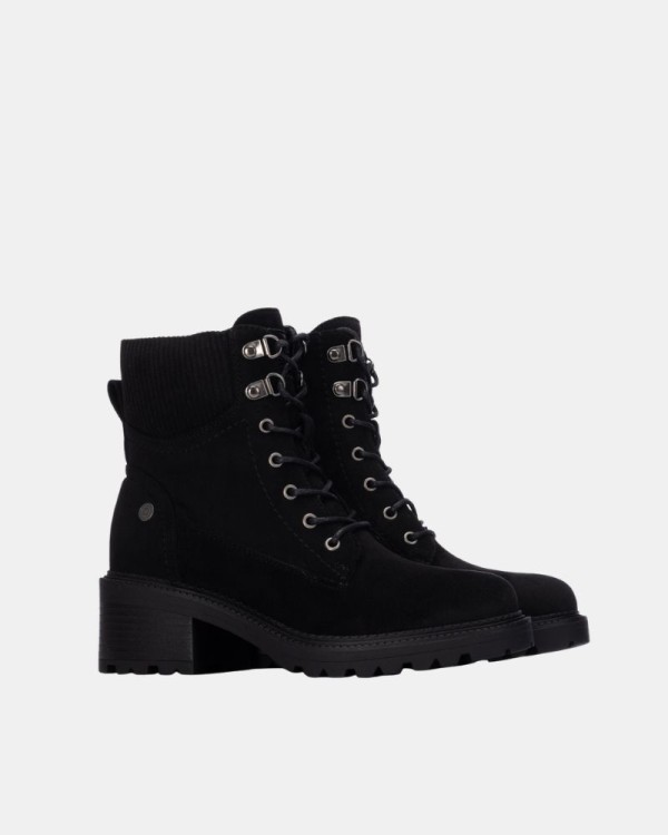 Botins Baixos Mulher REFRESH Preto 176245