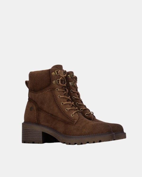 Botines Bajos Mujer REFRESH Taupe 176245