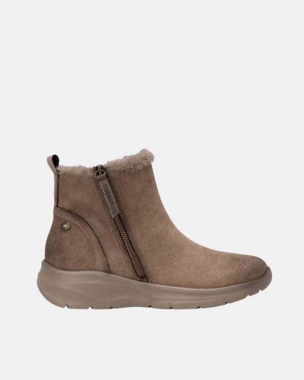 Botins Baixos Mulher REFRESH Taupe 176271