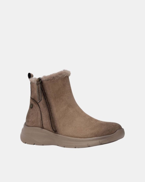 Botins Baixos Mulher REFRESH Taupe 176271