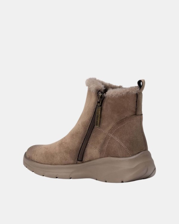 Botins Baixos Mulher REFRESH Taupe 176271