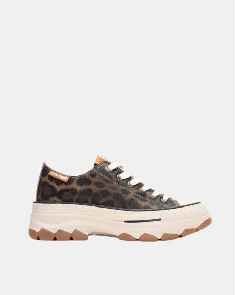 Sapatilhas Baixas de Mulher REFRESH Estampado Animal 173079