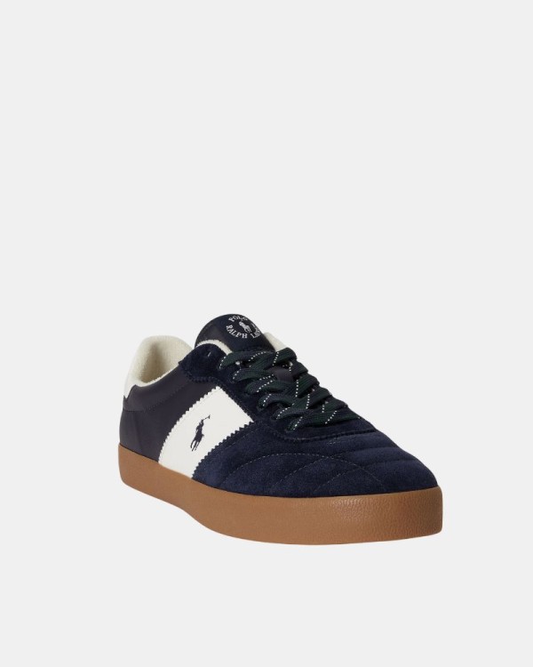 Ténis Baixos Homem POLO RALPH LAUREN Azul 816P158470 CRT VULC III
