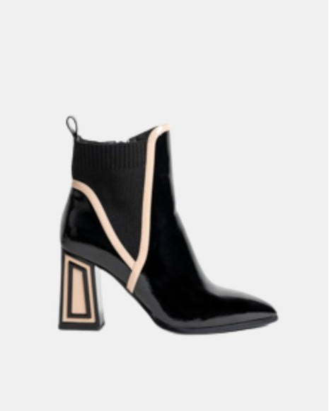 Botins Baixos Mulher RockAway Preto 84713