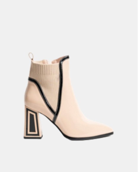 Botins Baixos Mulher RockAway Bege 84713