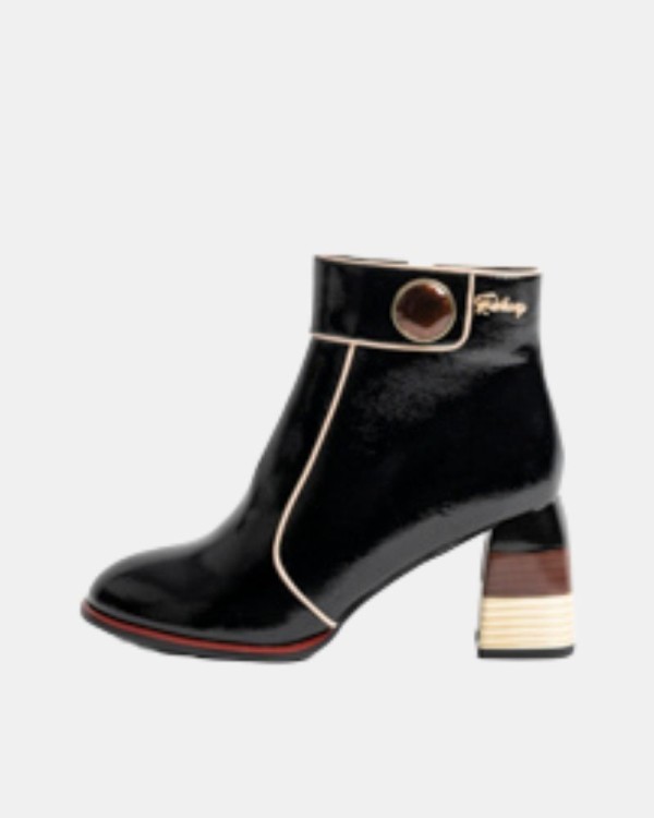Botines Bajos Mujer RockAway Negro 84685