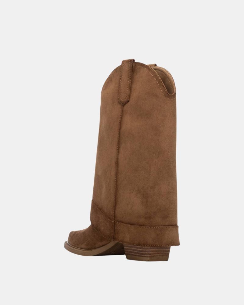 Botas Altas Cowboy Mujer XTI Taupe 146098
