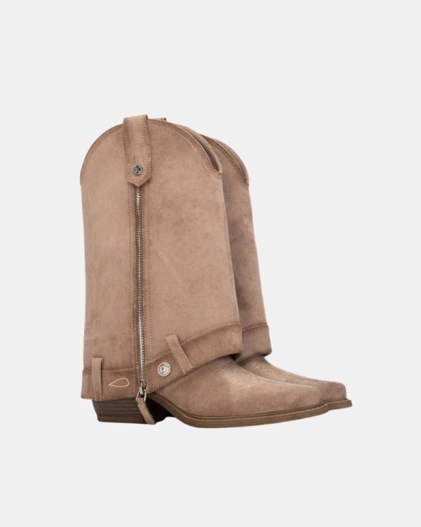 Botas Altas Cowboy Mulher XTI Bege 146098
